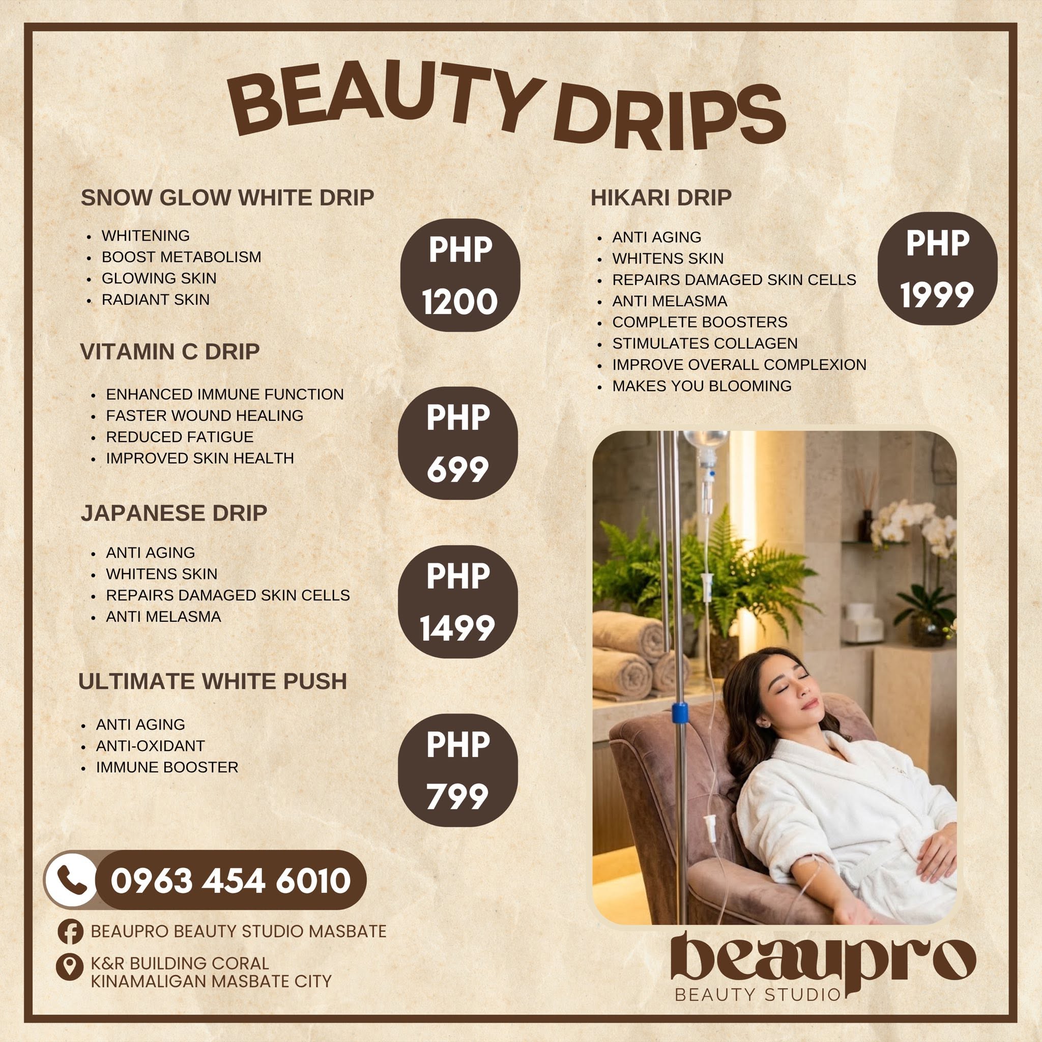 Beauty Drips at beaupro