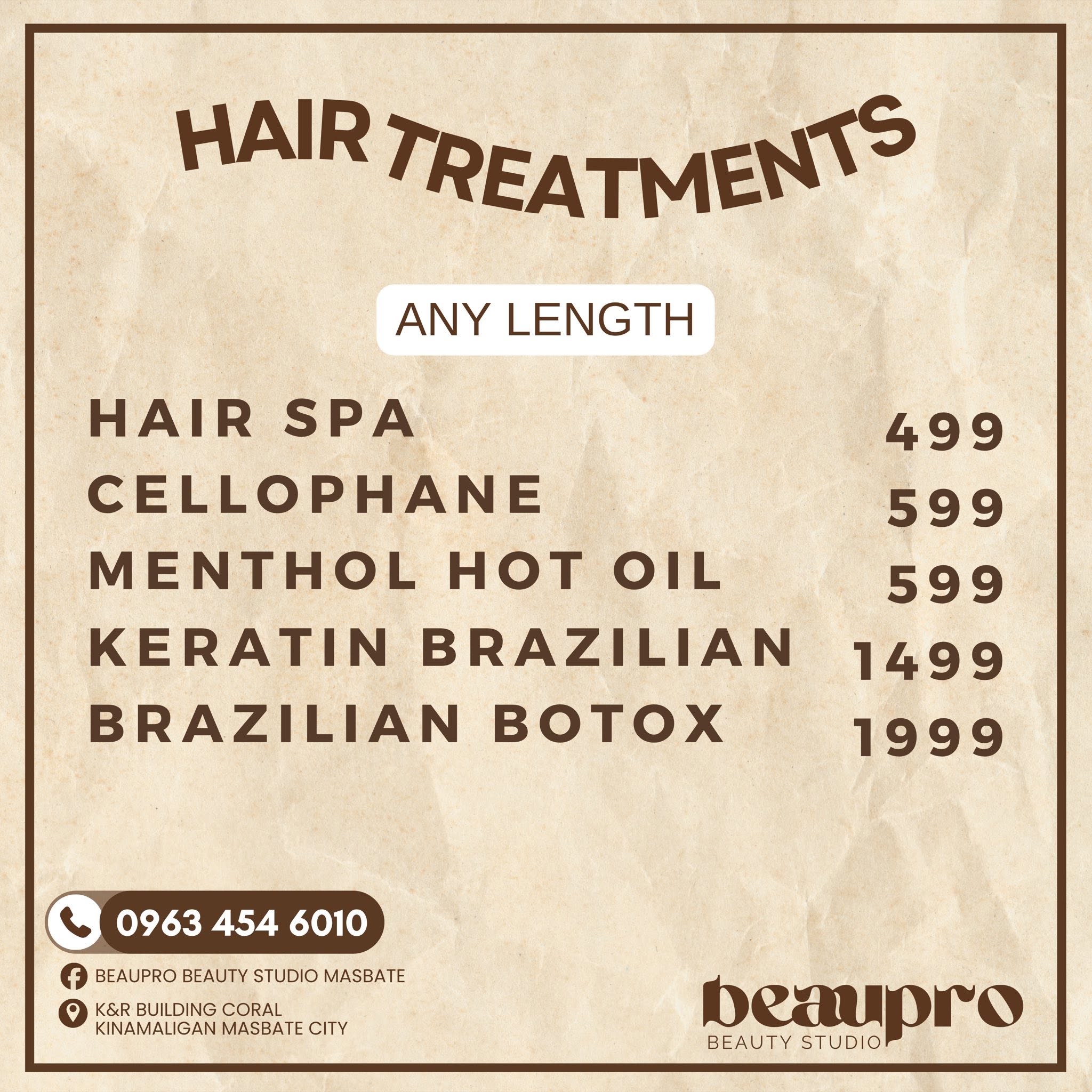 Hair Treatments at beaupro